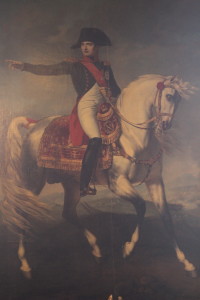 Napoleone sul campo di battaglia di Wagram